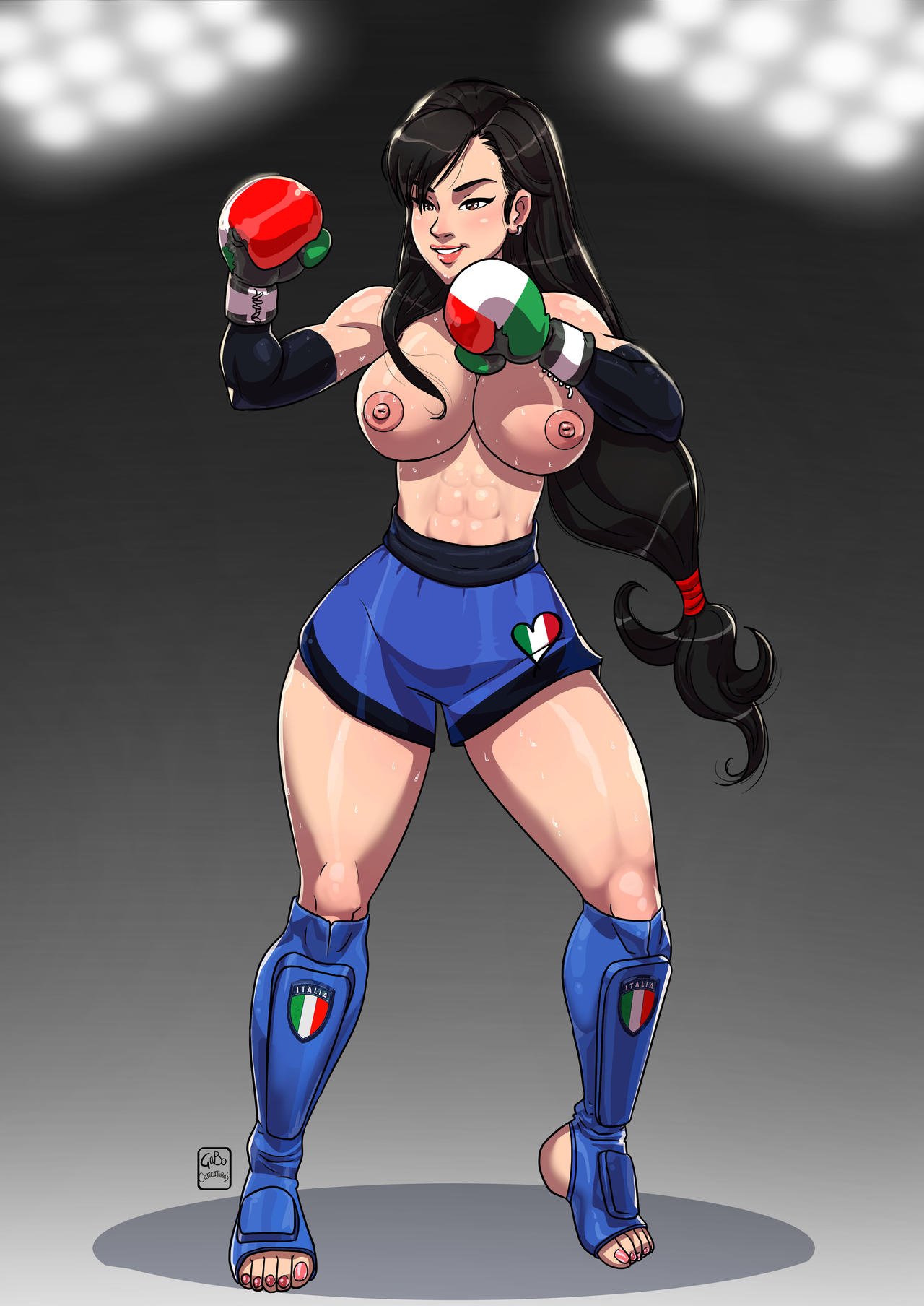 final-fantasy-rule-–-gabocaricaturas,-fighter,-fit,-final-fantasy-vii,-ls,-thighs,-athletic