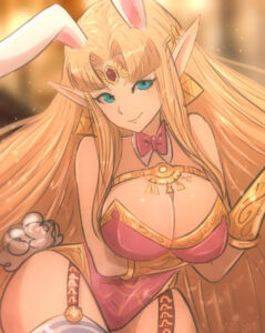 the-legend-of-zelda-hentai-art-–-female,-bunny-ears