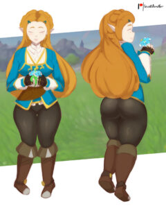 the-legend-of-zelda-porn-–-rear-view,-female,-zelda-(breath-of-the-wild),-thick-thighs