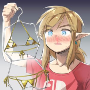 the-legend-of-zelda-porn-–-triforce,-side-tie-bikini,-blonde-hair,-monbetsu-kuniharu