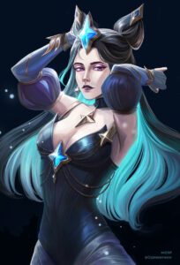 league-of-legends-sex-art-–-gradient-hair,-star-guardian,-female,-large-breasts,-star-guardian-syndra-prestige-edition,-solo-female,-black-hair