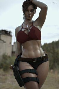 resident-evil-sex-art-–-midriff,-busty,-hourglass-figure,-capcom,-female-focus,-ls,-short-shorts