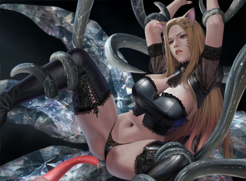league-of-legends-porn-hentai-–-animal-ear-fluff,-fox-tail,-alternate-costume,-kitsune,-blonde-hair,-tentacle-monster,-clothing