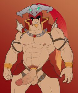 the-legend-of-zelda-hentai-art-–-bara,-volga-(hyrule-warriors),-gay,-muscles,-boner,-nintendo
