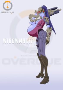 overwatch-game-porn-–-widowmaker,-pregnant,-breasts,-big-belly,-big-breasts,-female-only,-ls