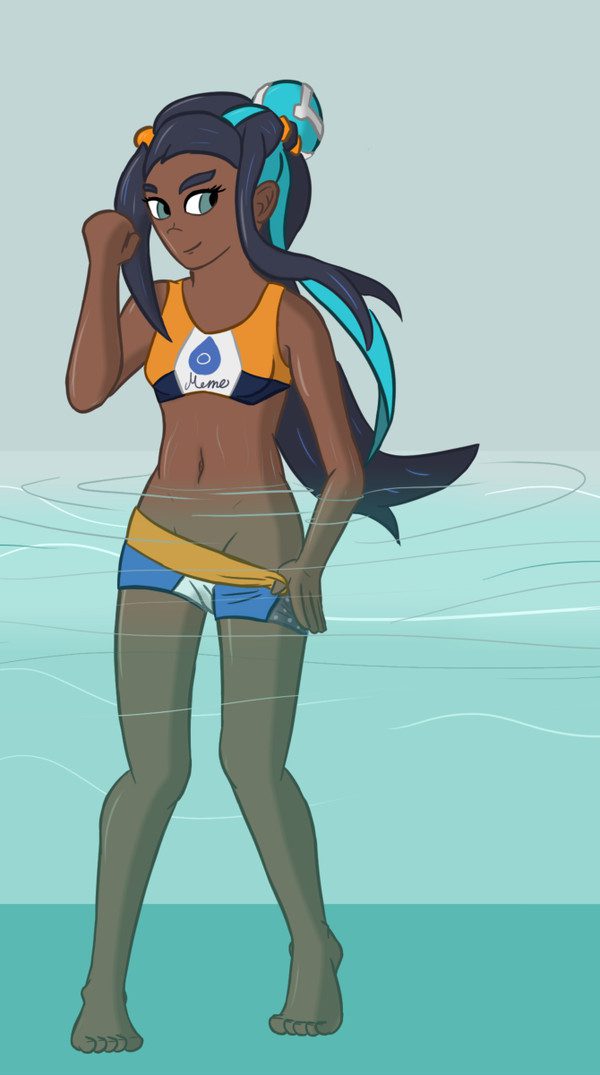 nessa-hot-hentai-–-swimming-trunks,-underwater,-dimwitrolo,-water,-standing-in-water