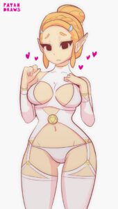 the-legend-of-zelda-hentai-art-–-garter-straps,-navel
