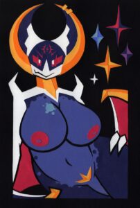 pokemon-sex-art-–-looking-at-viewer,-ls,-anthrofied,-dark-blue-body