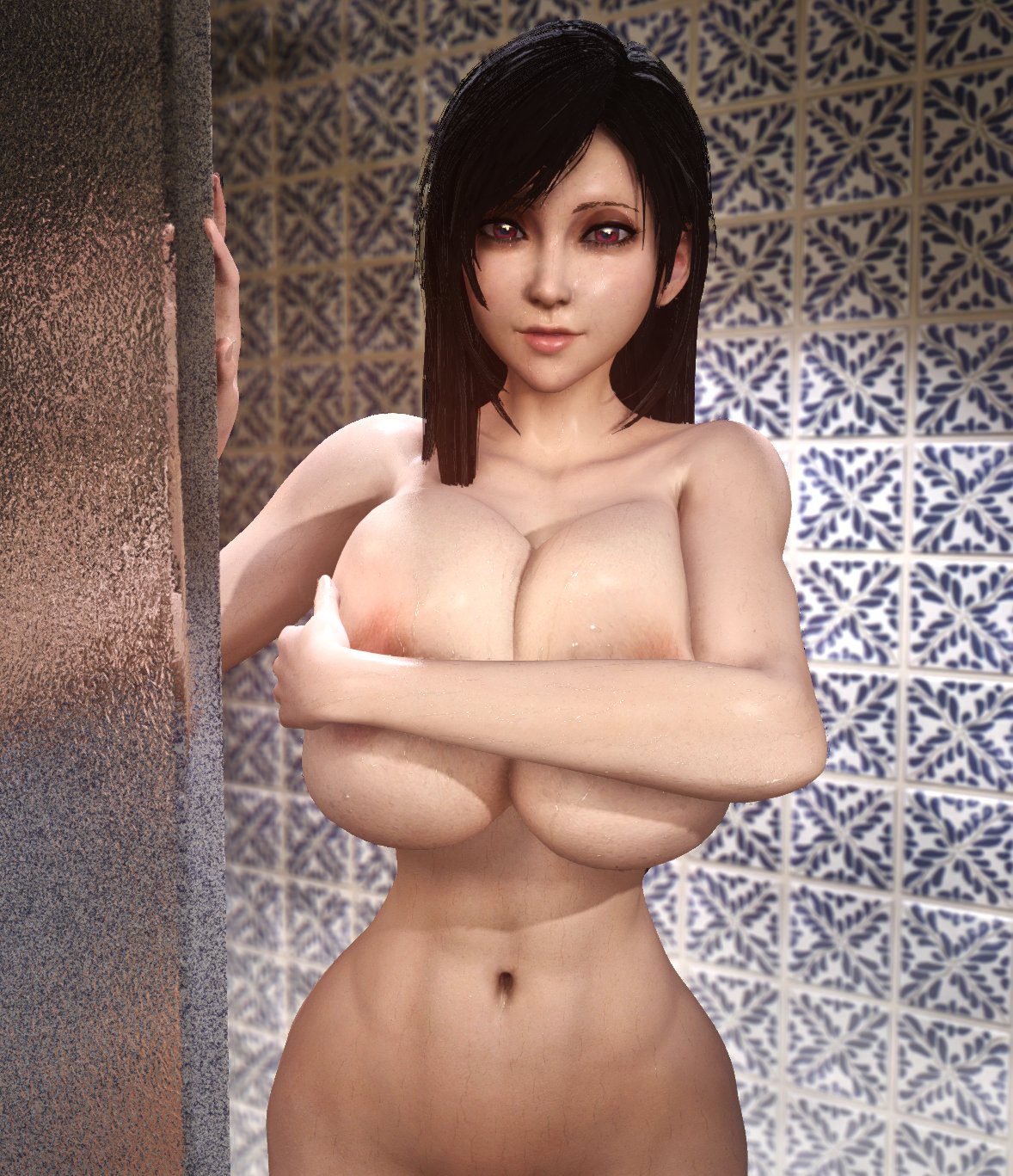 final-fantasy-xxx-art-–-large-breasts,-upper-body,-final-fantasy-vii,-curvy,-female-only,-eyebrows,-hyper-breasts