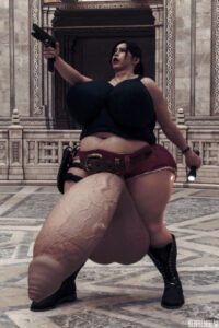 resident-evil-hot-hentai-–-pistol,-long-foreskin,-hyper,-belly-button,-shorts,-thick-thighs