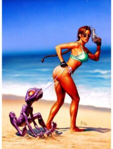 tomb-raider-rule-–-monster,-lara-croft-(classic),-joe-jusko,-bikini