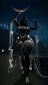 skyrim-hentai-art-–-moon,-muscular-thighs,-goddess,-flower,-hourglass-figure,-loincloth,-feet