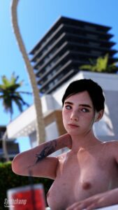 ellie-rule-porn-–-upper-body,-shiny-skin,-tied-hair,-sony-interactive-entertainment