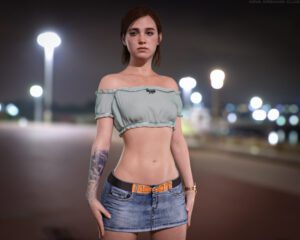 ellie-rule-porn-–-freckles,-artwork),-clothing,-clothed-female,-midriff