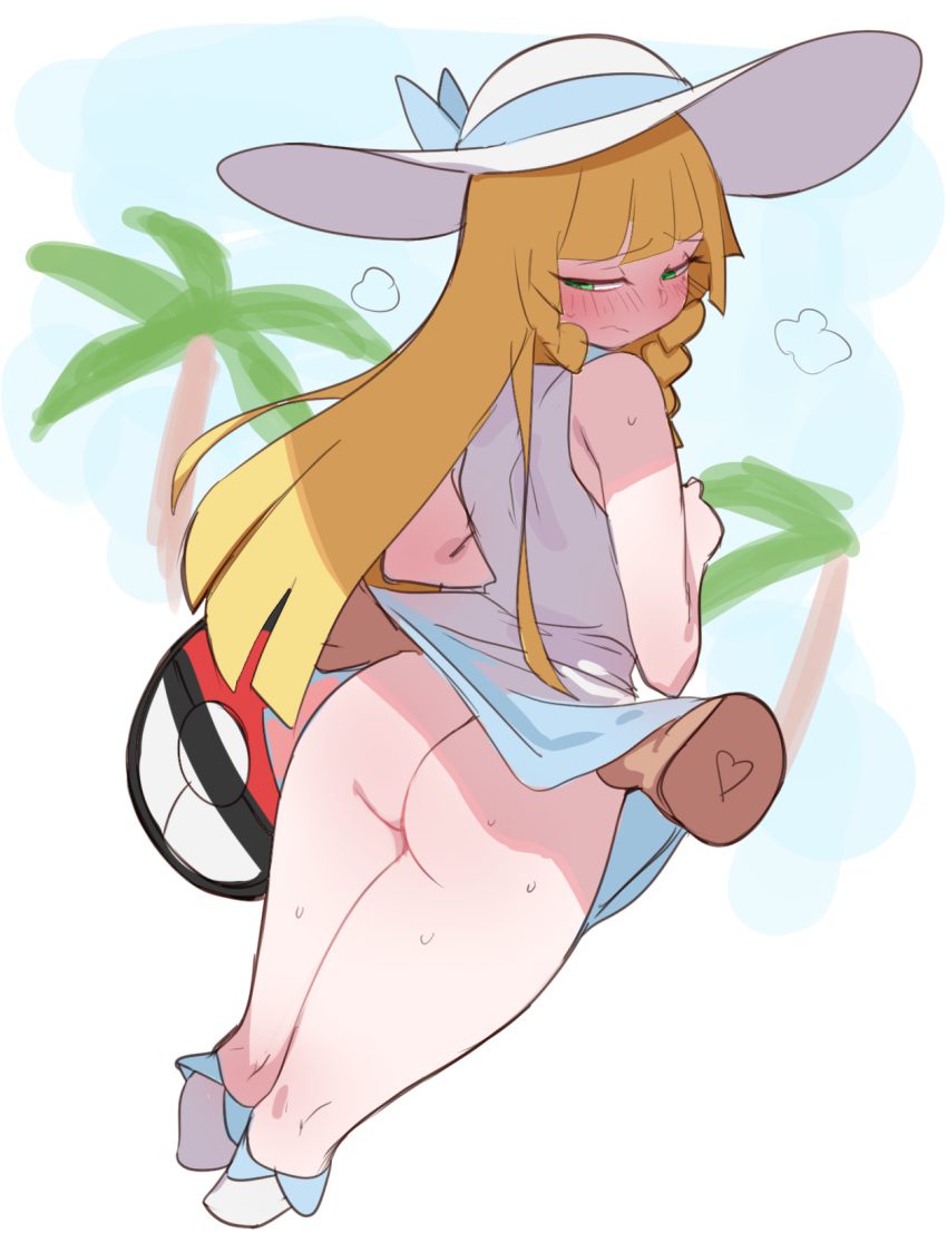 lillie-hentai-–-hat,-blush,-game-freak,-solo-female