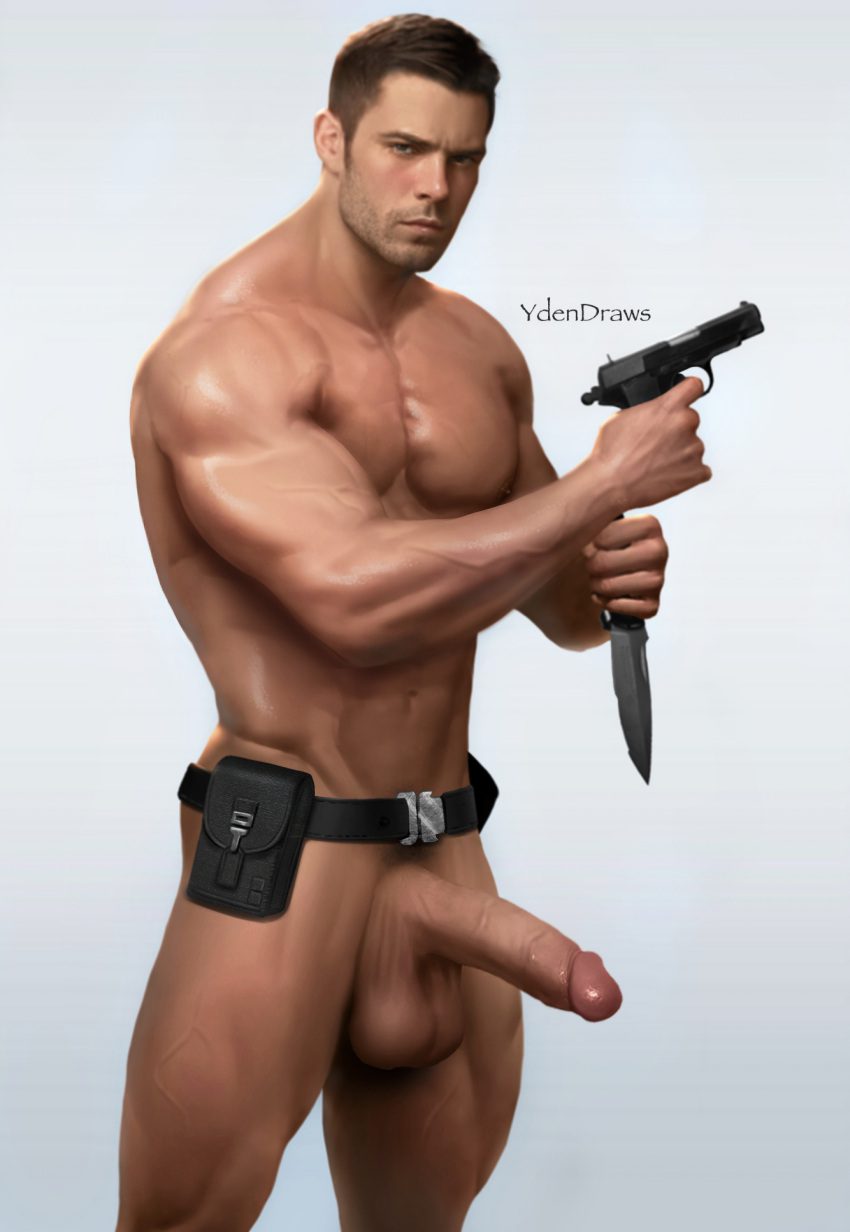 resident-evil-xxx-art-–-gun,-male-only,-boner,-muscular-male,-muscles