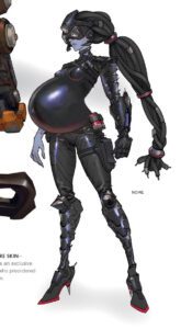 overwatch-game-hentai-–-pregnant,-edit,-belly,-nipple-bulge,-screenshot-edit,-skintight