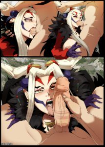 final-fantasy-game-hentai-–-white-hair,-pinkseito,-partially-clothed,-blowjob,-cum-in-mouth