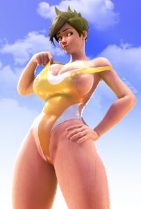 overwatch-sex-art-–-earrings,-clothing,-areola-slip,-ngers,-one-piece-swimsuit,