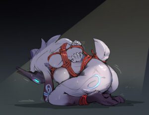 lamb-game-hentai-–-mask,-tail,-kindred,-white-fur,-bent-over,-nipples