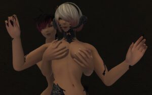 final-fantasy-hentai-art-–-belly-button,-grope-from-behind,-ffxiv,-miqo&#