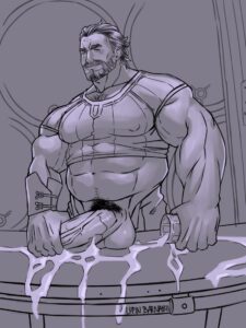 league-of-legends-hentai-xxx-–-male,-solo-male,-cum,-male-only,-muscular,-facial-hair