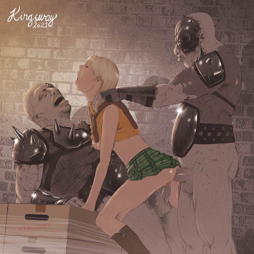 resident-evil-sex-art-–-anal,-resident-evil-rick-wall,-breasts-out,-plaid-skirt