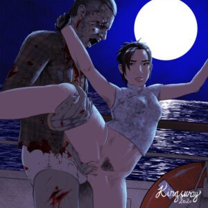 resident-evil-game-porn-–-gloves,-monster,-teeth,-looking-at-partner,-full-moon