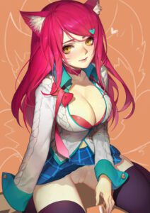 league-of-legends-xxx-art-–-animal-ears,-female-only,-songjikyo,-smile,-skirt-lift