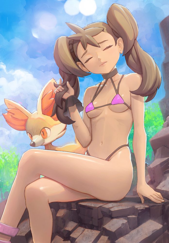 Pokemon Xy Shauna Porn - Shauna Hentai - Curvy Female, Micro Bikini, Small Tits, Pokemon Xy, Curvy  Figure, Looking At Viewer - Valorant Porn Gallery
