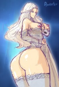 final-fantasy-porn-–-from-behind,-stockings,-solo-female,-breasts