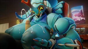 orisa-rule-porn-–-blue-skin,-cum-on-breasts,-mikey-(mikeyuk),-bottomless-male,-ejaculation,-cat-humanoid