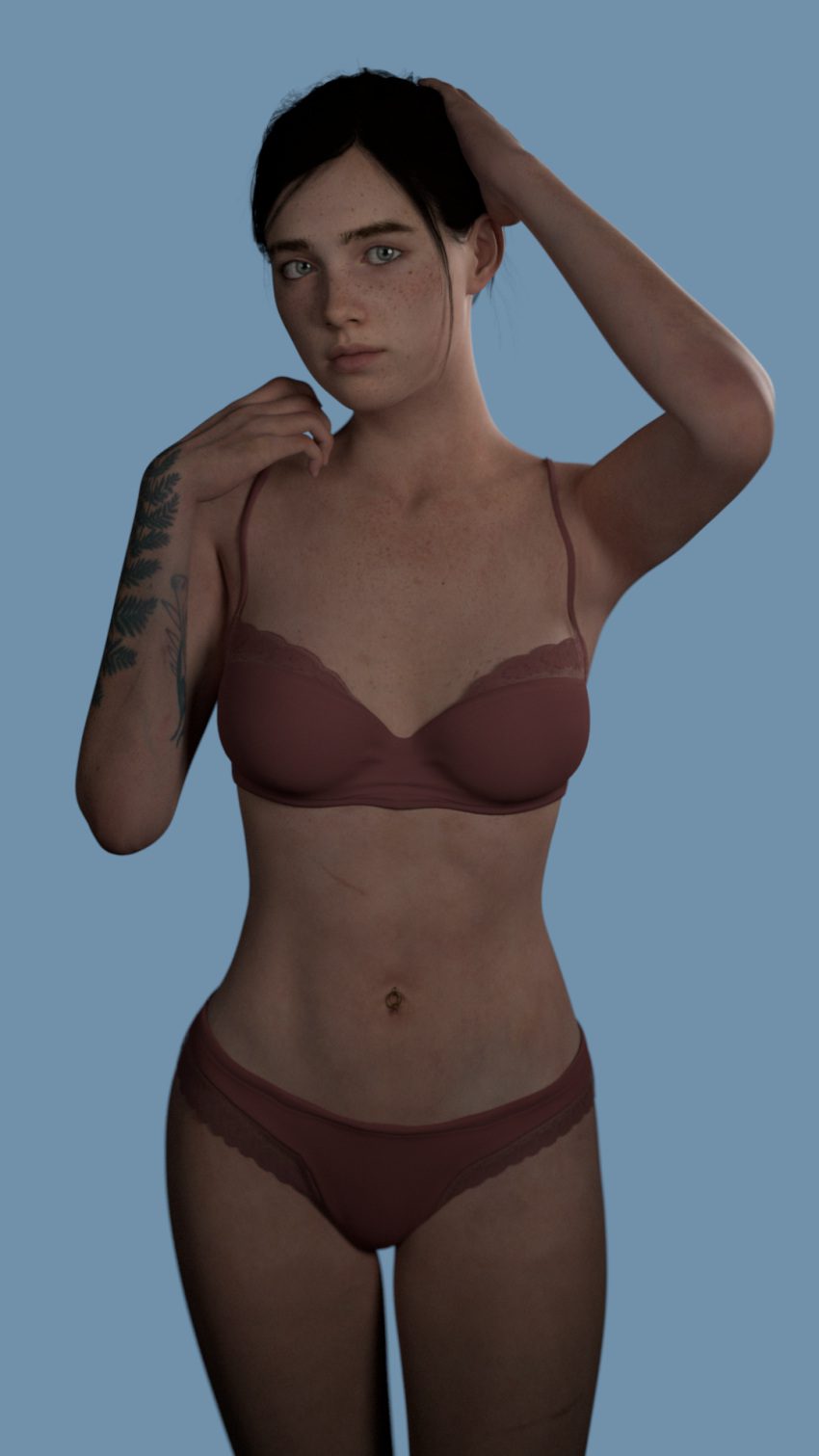 ellie-game-porn-–-tattoos,-yeetmannequin,-front-view,-panties