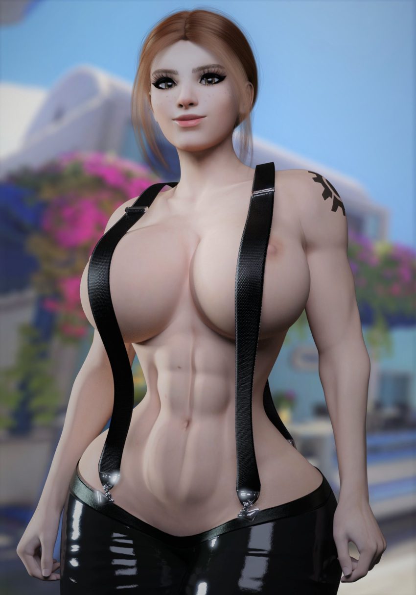 overwatch-hentai-xxx-–-muscular,-abs,-thick-thighs,-breasts,-female-only,-suspenders,-muscular-female