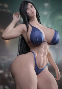 final-fantasy-rule-–-thick-thighs,-breasts,-muscular,-muscular-female,-tifa-lockhart,-solo