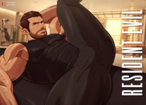 resident-evil-hentai-porn-–-resident-evil-addy,-pectorals,-muscular,-clothed,-thighs,-beard