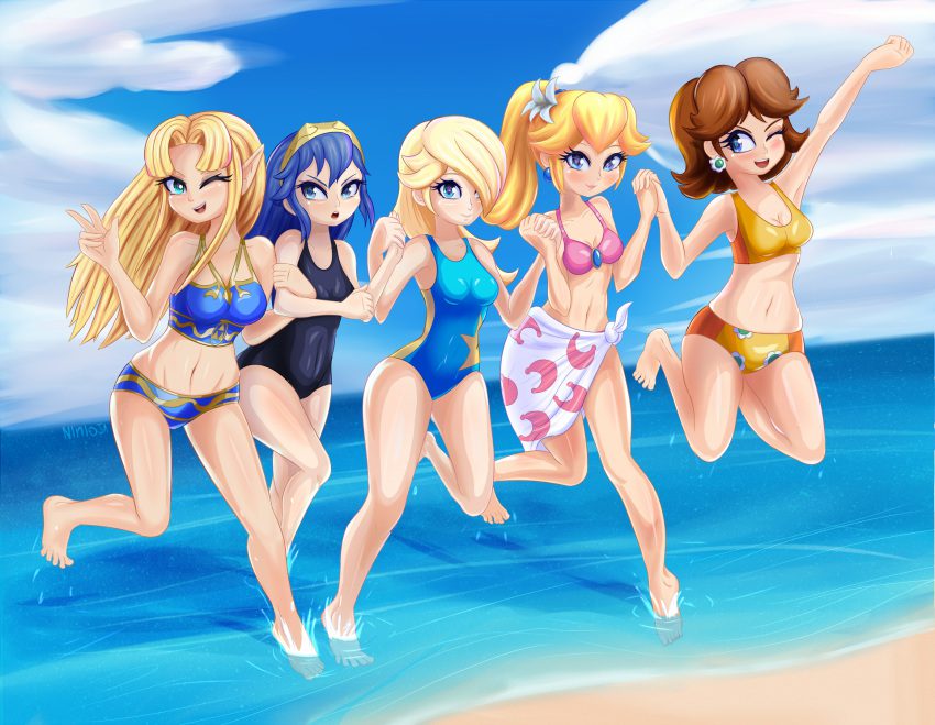 the-legend-of-zelda-xxx-art-–-super-smash-bros.,-pink-swimsuit