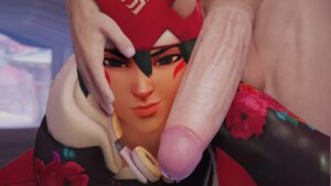 kiriko-sex-art-–-asian-female,-penis-on-face,-overwatch-ight-skinned-male