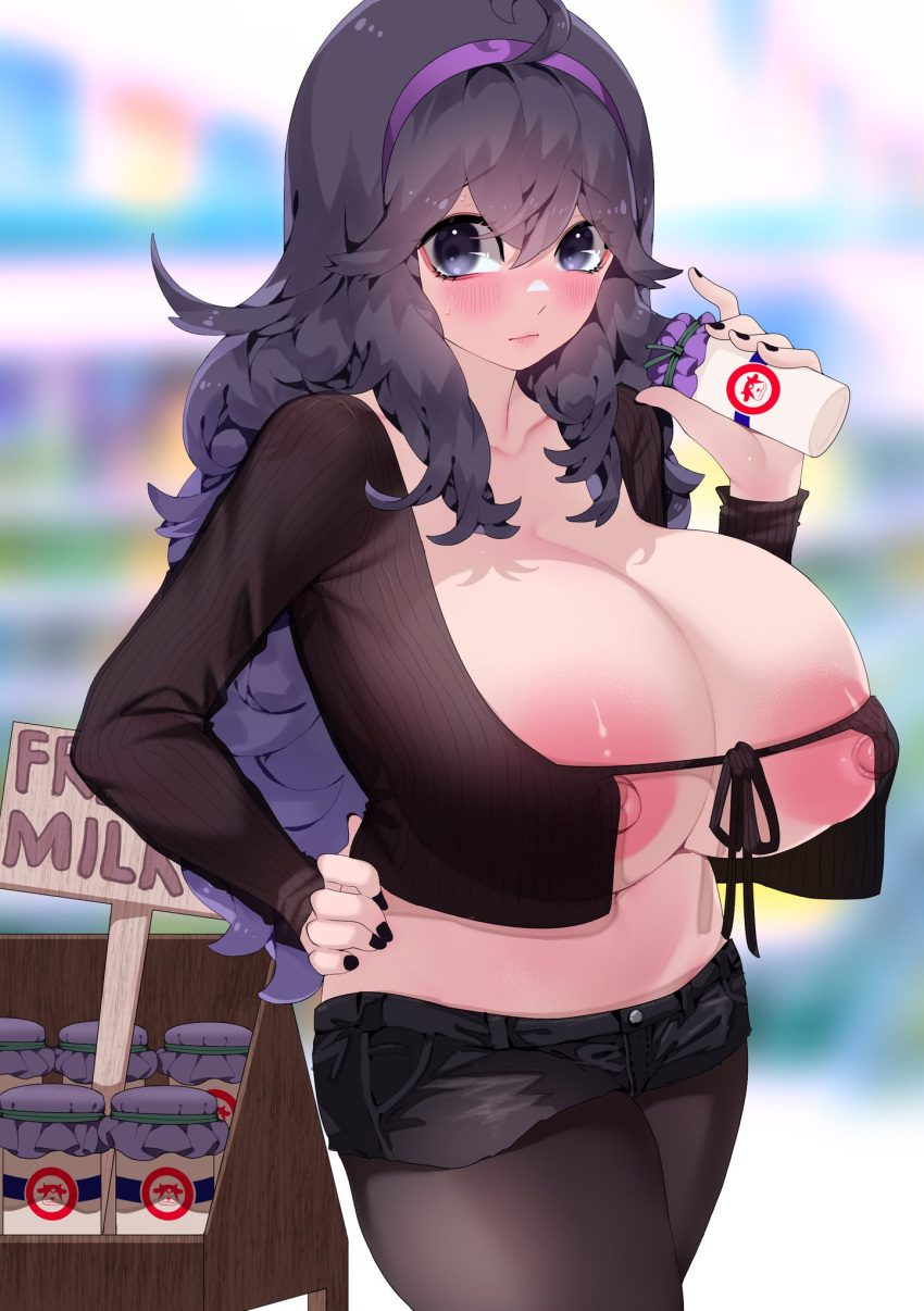 pokemon-game-hentai-–-sumisumii,-hex-maniac,-alternate-breast-size,-pink-nipples,-commission-art,-bulge-through-clothing