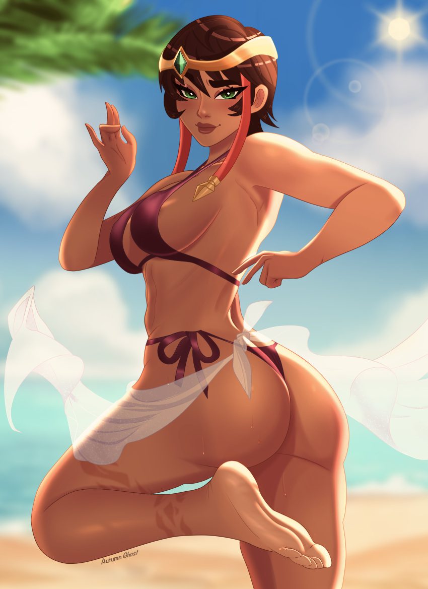 karma-sex-art-–-beach,-dark-skinned-female,-breasts,-ass