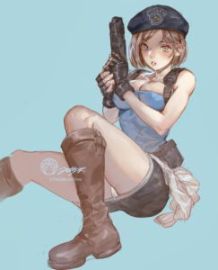 resident-evil-xxx-art-–-female,-gun,-thejettyjetshow,-resident-evil-3