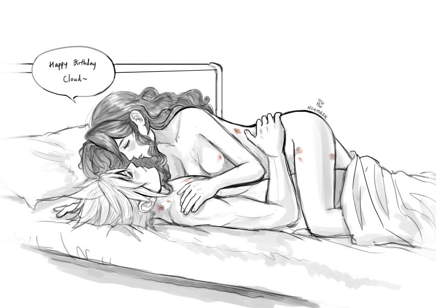 final-fantasy-hentai-xxx-–-lovers,-monochrome,-face-to-face,-aerith-gainsborough,-final-fantasy-vii,-male/female,-kiss-mark