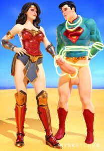 fortnite-sex-art-–-clark-kent,-superman,-amazon,-light-skinned-female