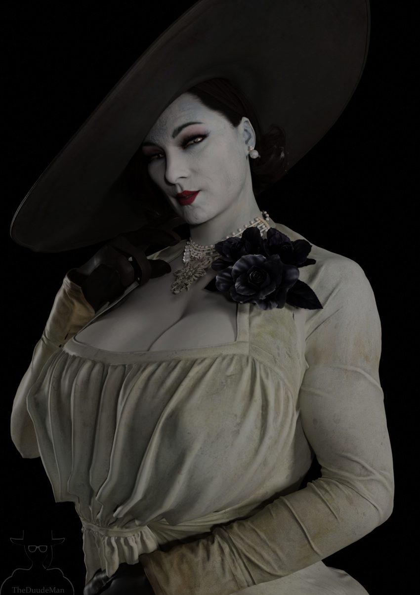 resident-evil-hentai-xxx-–-nipples,-solo,-giantess,-dress,-hat