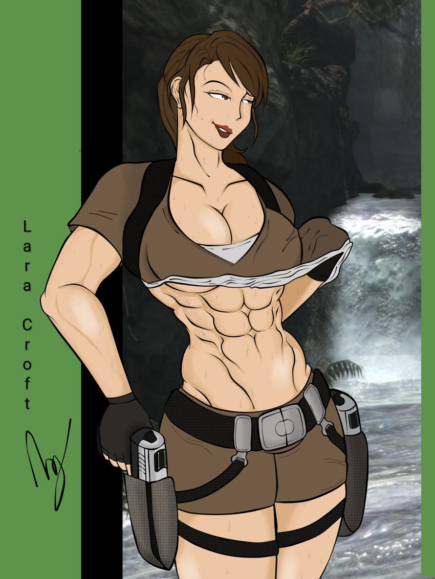tomb-raider-rule-porn-–-thighs,-shorts,-wet,-gloves,-lara-croft,-guns