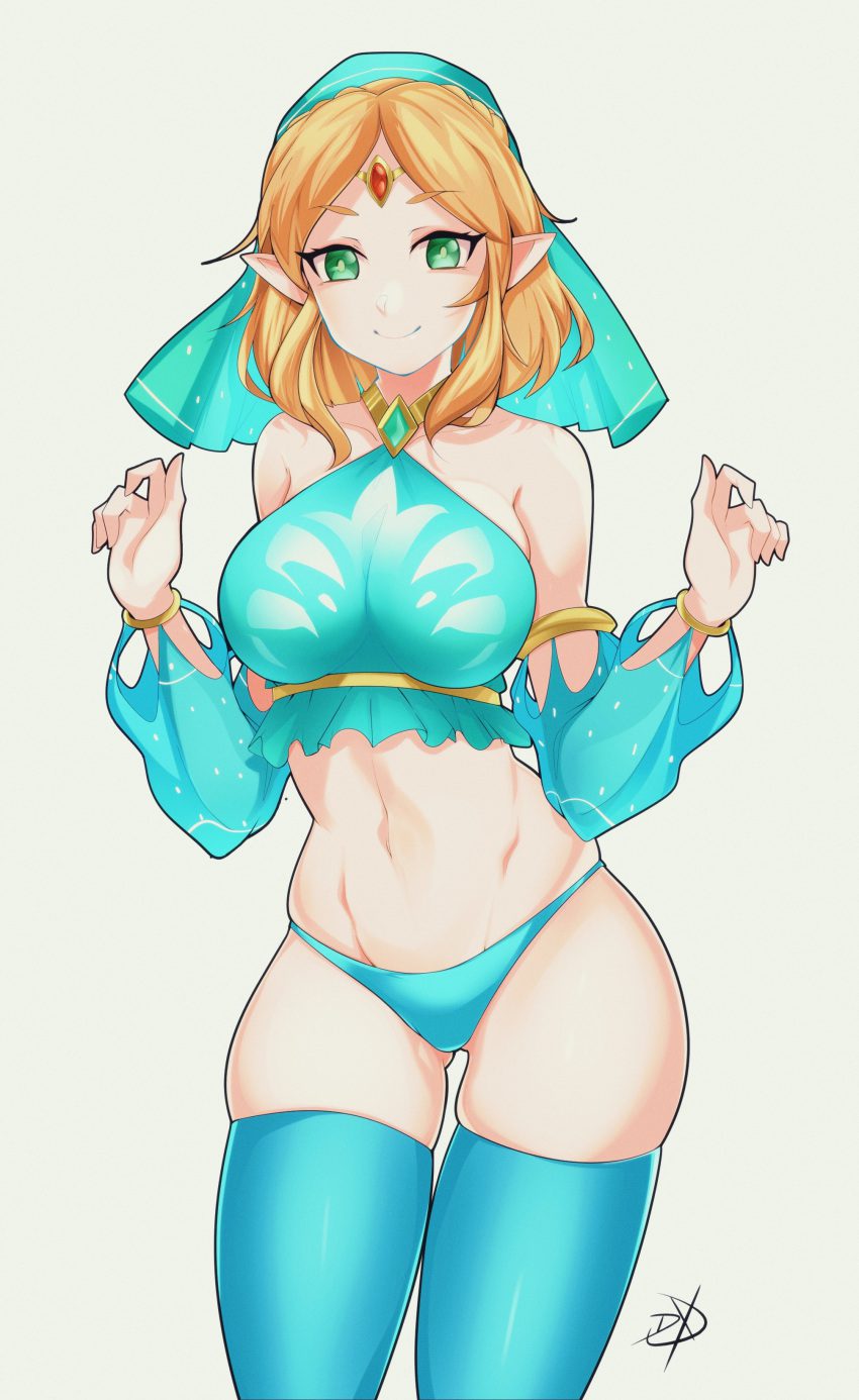 the-legend-of-zelda-hentai-xxx-–-gerudo-outfit,-hylian,-princess-zelda,-nintendo,-smiling-at-viewer