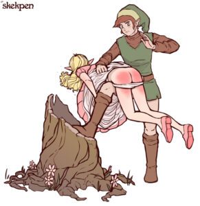 the-legend-of-zelda-sex-art-–-over-the-knee-spanking,-panties,-l,-forrest,-white-panties,-maledom