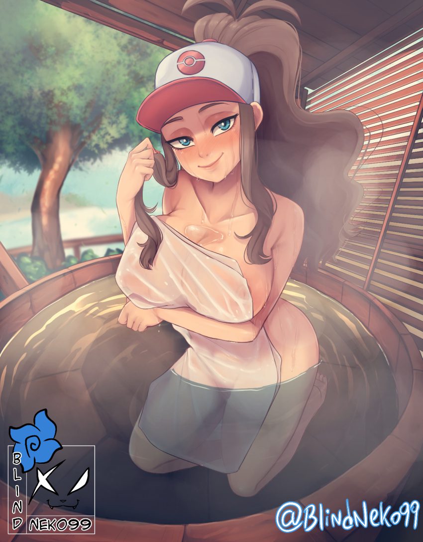 hilda-game-porn-–-long-hair,-highres,-towel,-brown-hair,-white-towel,-thighs