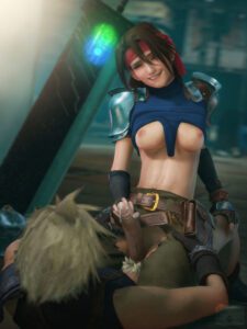 final-fantasy-game-hentai-–-holding-penis,-final-fantasy-vii-remake,-blonde-hair,-jessie-rasberry