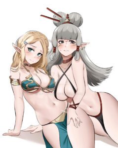 paya-hentai-art-–-belly-dancer,-crossover-cosplay,-hylian-ears,-enslaved-royal